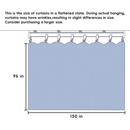 （Beige）Benny Thermal Textured Woven Blackout Divider Curtain