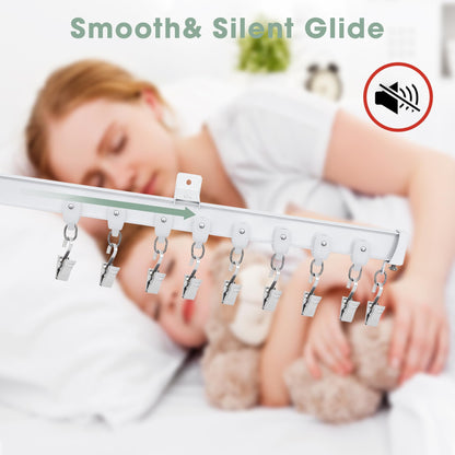 Flexible Aluminum Bendable Track (Clip Gliders)