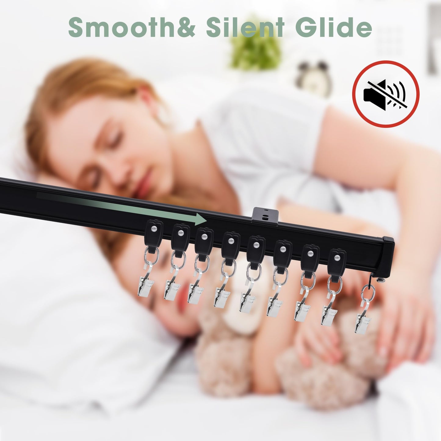 Flexible Aluminum Bendable Track (Clip Gliders)