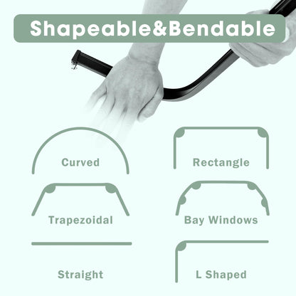 Flexible Aluminum Bendable Track (Clip Gliders)