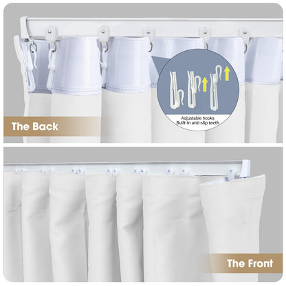 Precision Series: White Heavy Duty Bendable Track Set