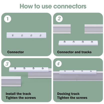 Flexible Aluminum Bendable Track (Clip Gliders)
