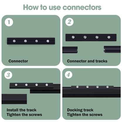 Flexible Aluminum Bendable Track (Clip Gliders)