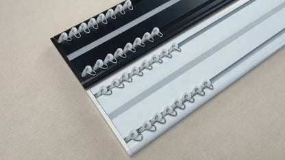 Silent Heavy-Duty Double Curtain Track (Ceiling Mount)