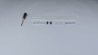 Flexible Aluminum Bendable Track (Hook Gliders)